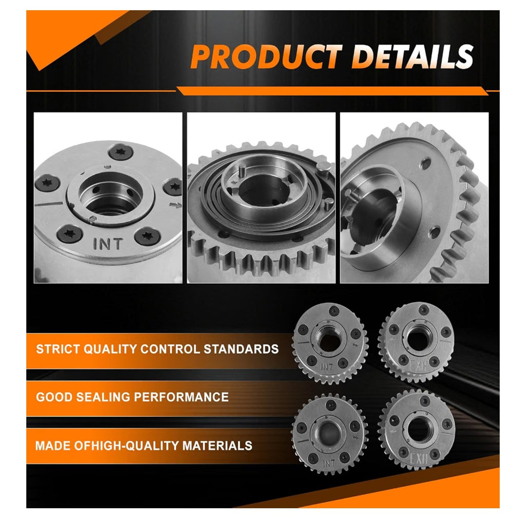 4pcs VVT Timing Sprocket Gear Camshaft Adjuster 5184369AH 5184370AH