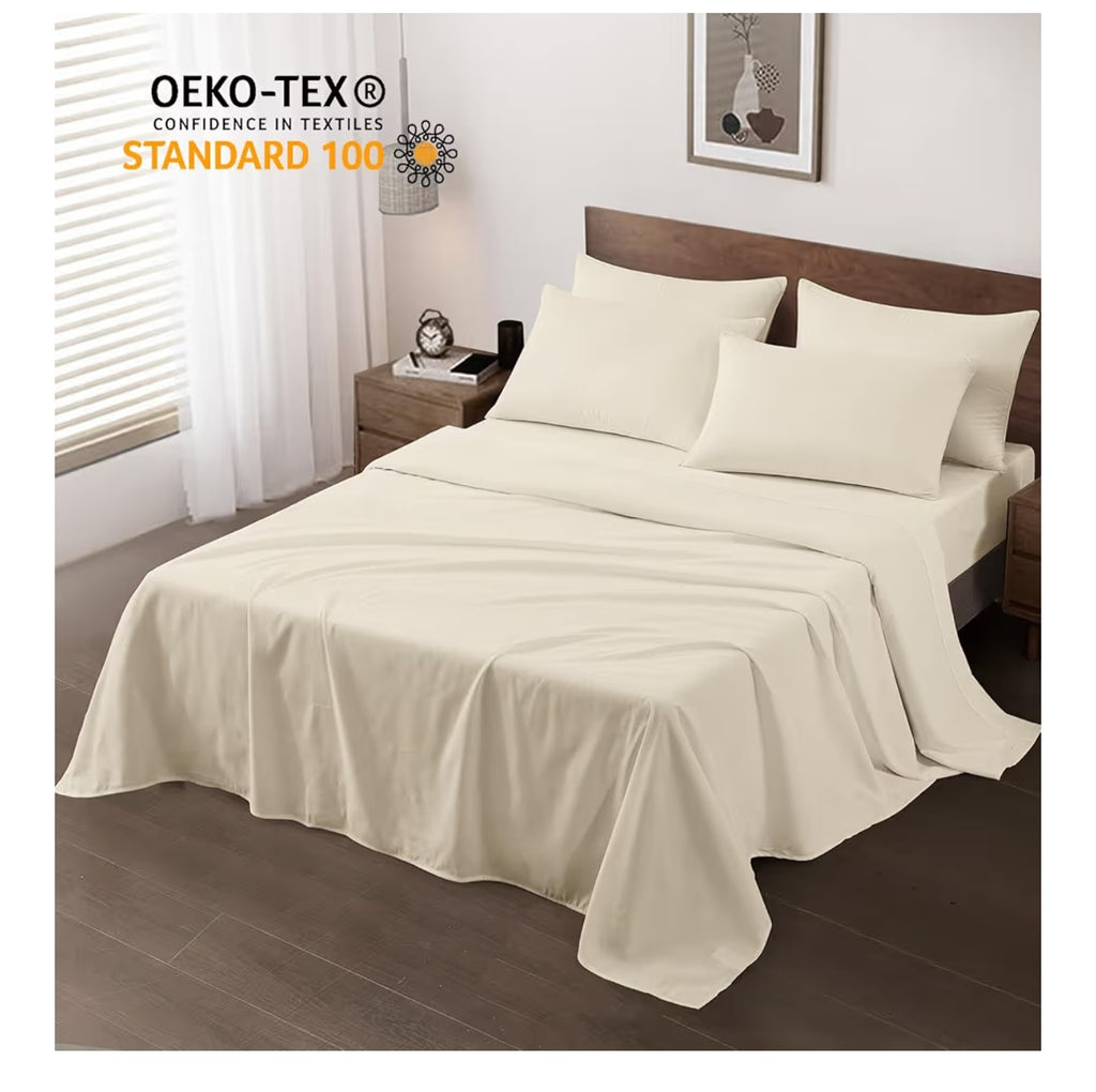 Maple&Stone King Flat Sheet 6 Pack