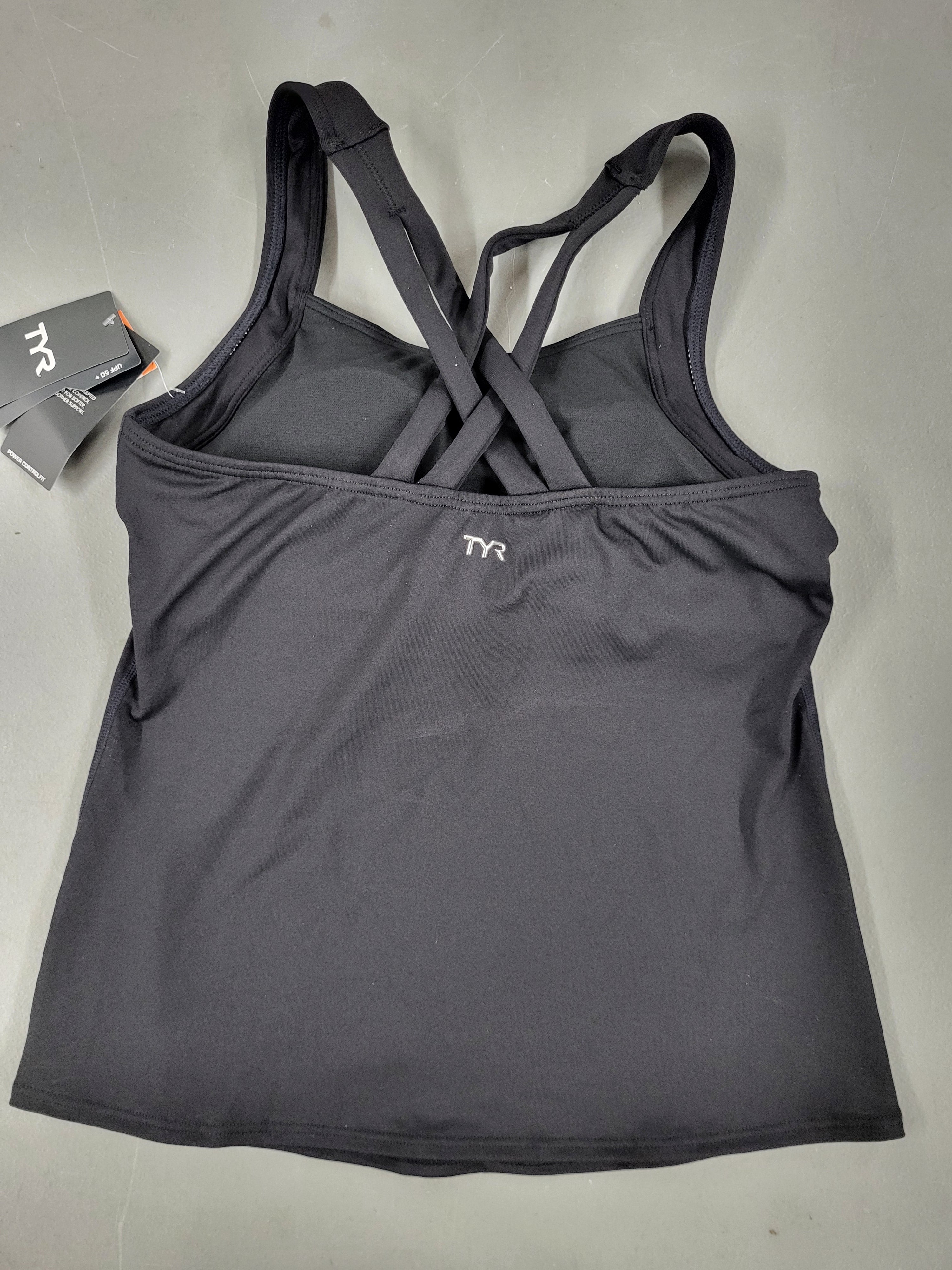 TYR Square Neck Tankini Top (Size 8)