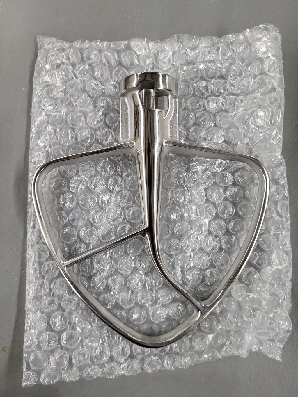 K45B Stainless Steel Flat Beater for Kitchenaid Tilt Head Stand Mixer, Polished Paddle Attachment for KitchenAid Mixer Attachments, Fits 4.5-5 Quart Models, Dishwasher Safe
