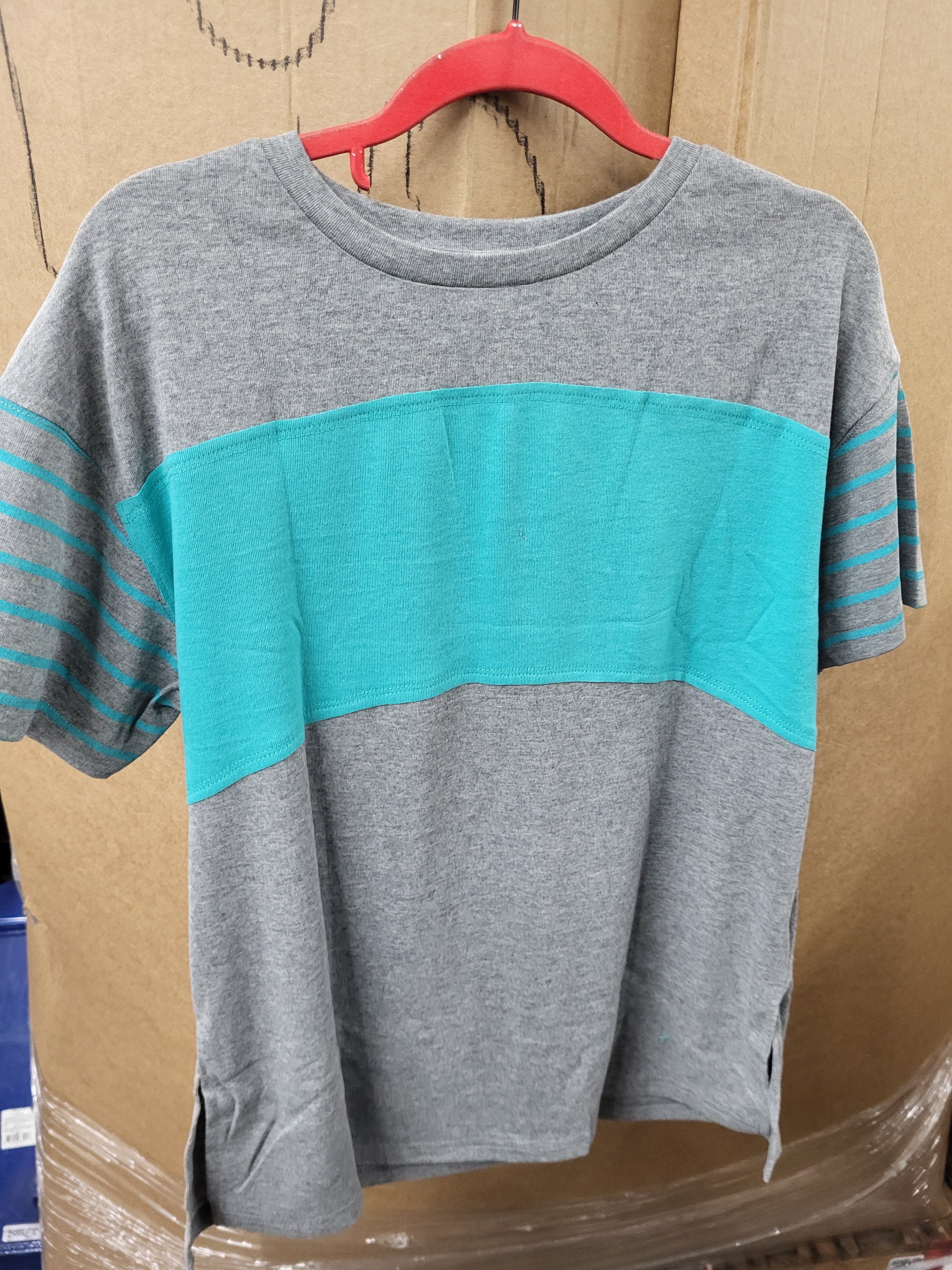 Women's Casual Loose Crewne k T-Shirt (Small)
