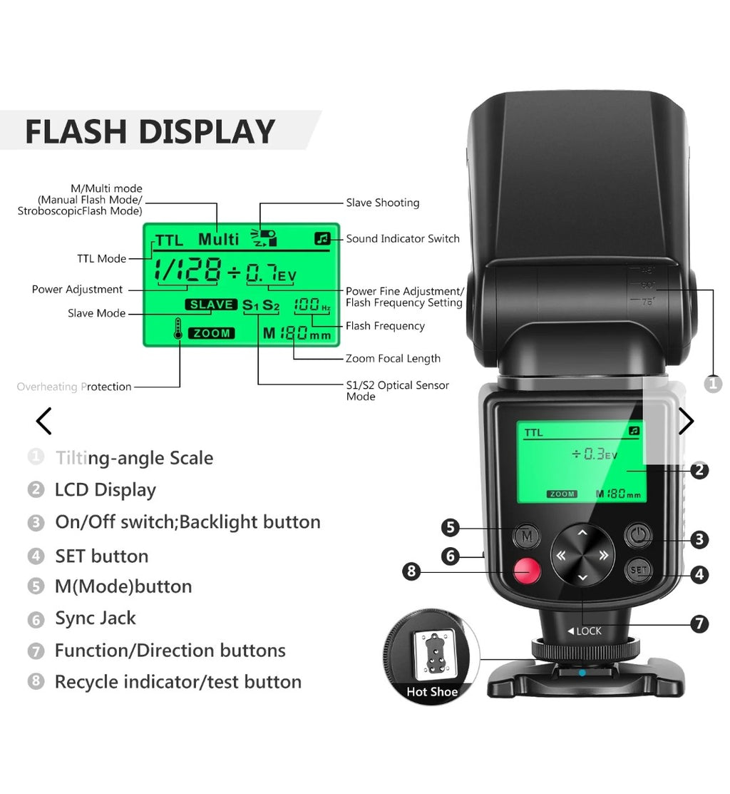 NEEWER NW670 TTL Speedlite Flash