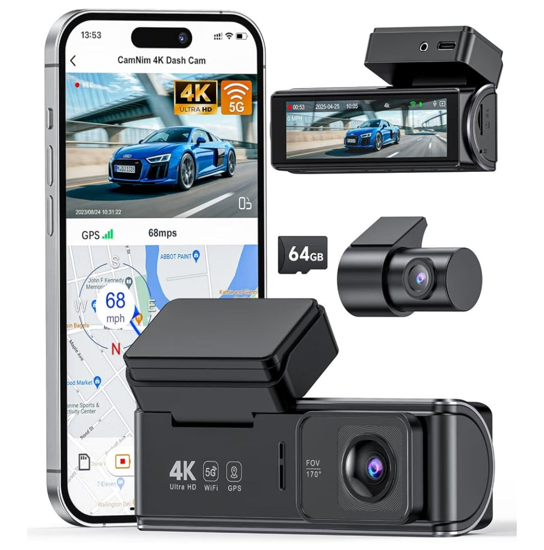 Dual Channel 4K Dash Camera
